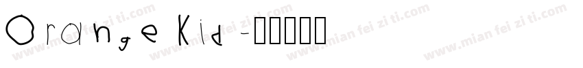 Orange Kid字体转换
